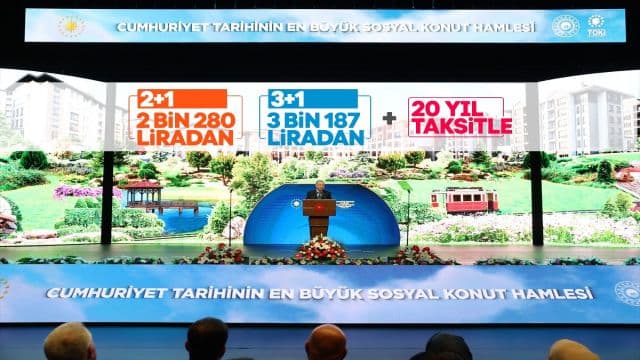 Cumhuriyet tarihinin en büyük sosyal konut projesi