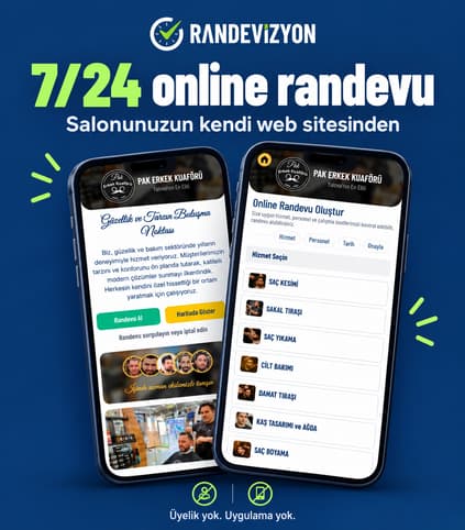 Randevizyon: İşletmeler ve Uzmanlar İçin Online Randevu Sistemi