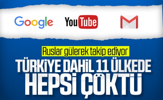 Türkiye dahil 11 ülkede Google servisleri çöktü