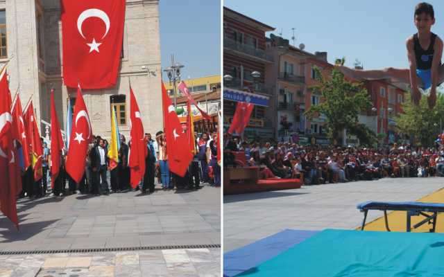 19 Mayıs Aksaray&#39;da Coşku İle Kutlandı