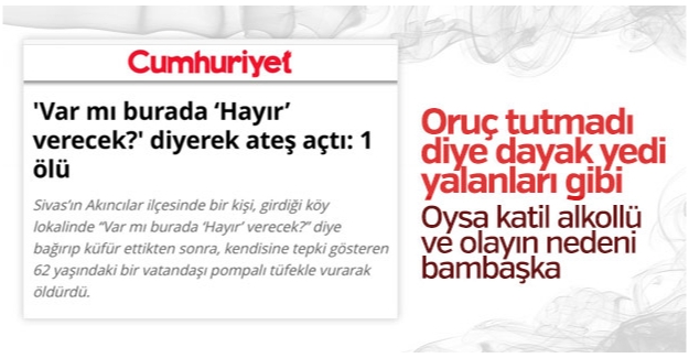 Yine Cumhuriyet Yine Yalan Haber