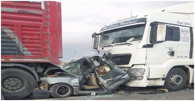 Aksaray&#039;da zincirleme trafik kazası