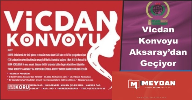 Vicdan Konvoyu Aksaray’dan Geçiyor