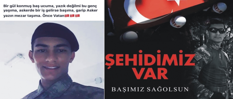 Aksaray&#039;a Şehit Ateşi Düştü