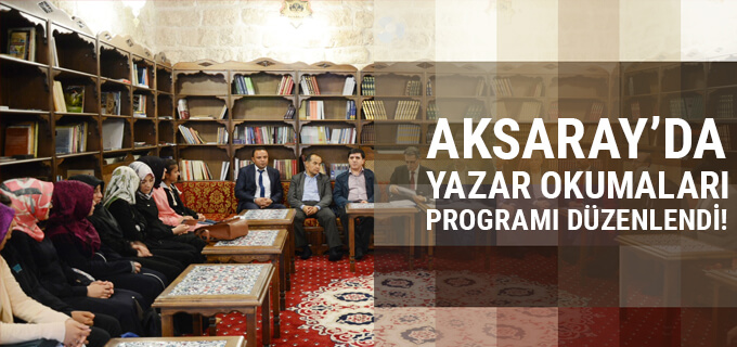 Yazar Okumaları Programı Düzenlendi